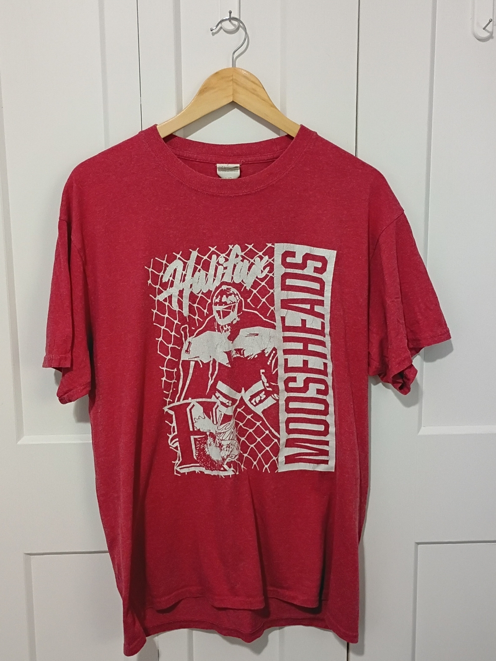 2000s QMJHL Halifax Mooseheads Crewneck T-Shirt Sz LG